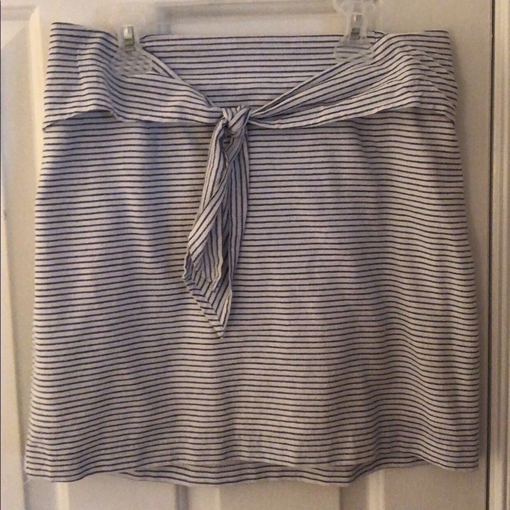 Skies Are Blue striped skirt